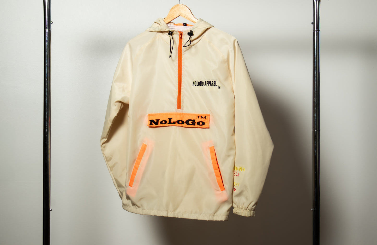 NoLoGo Tan & Orange windbreaker set