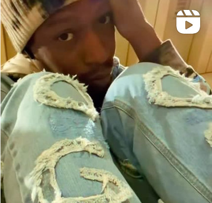 NLG by NoLoGo men's denim destressed jeans