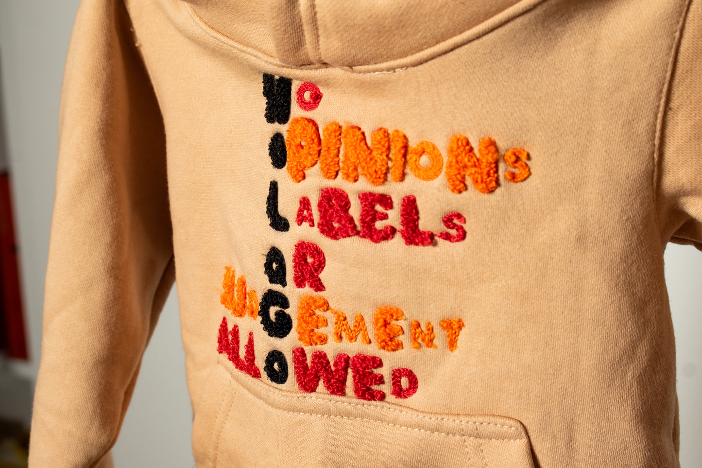 Mission statement toddler hoodie set