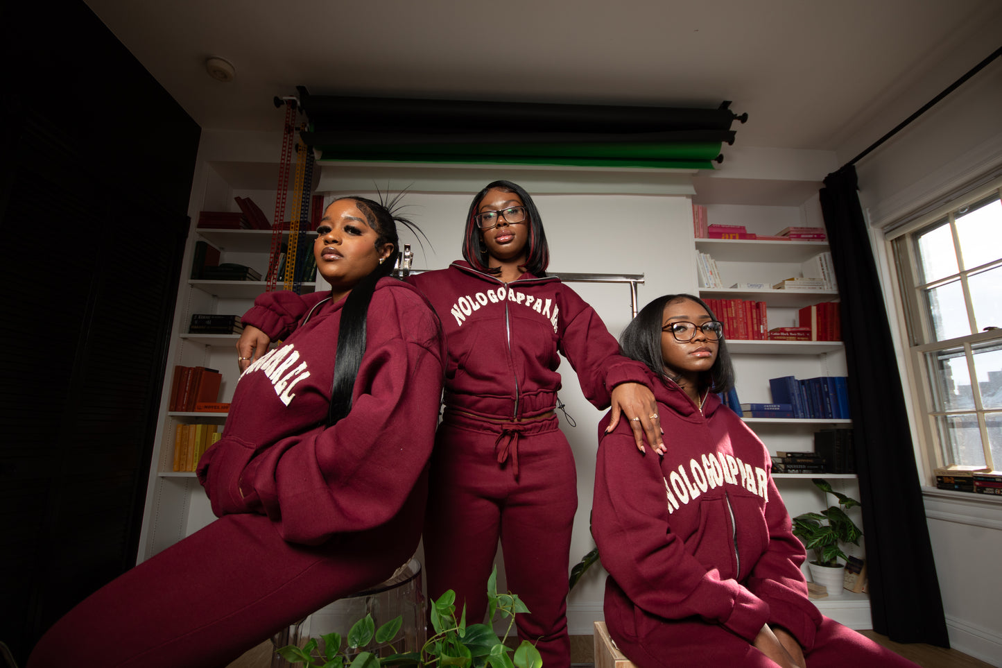 NoLoGo Cranberry Hoodie