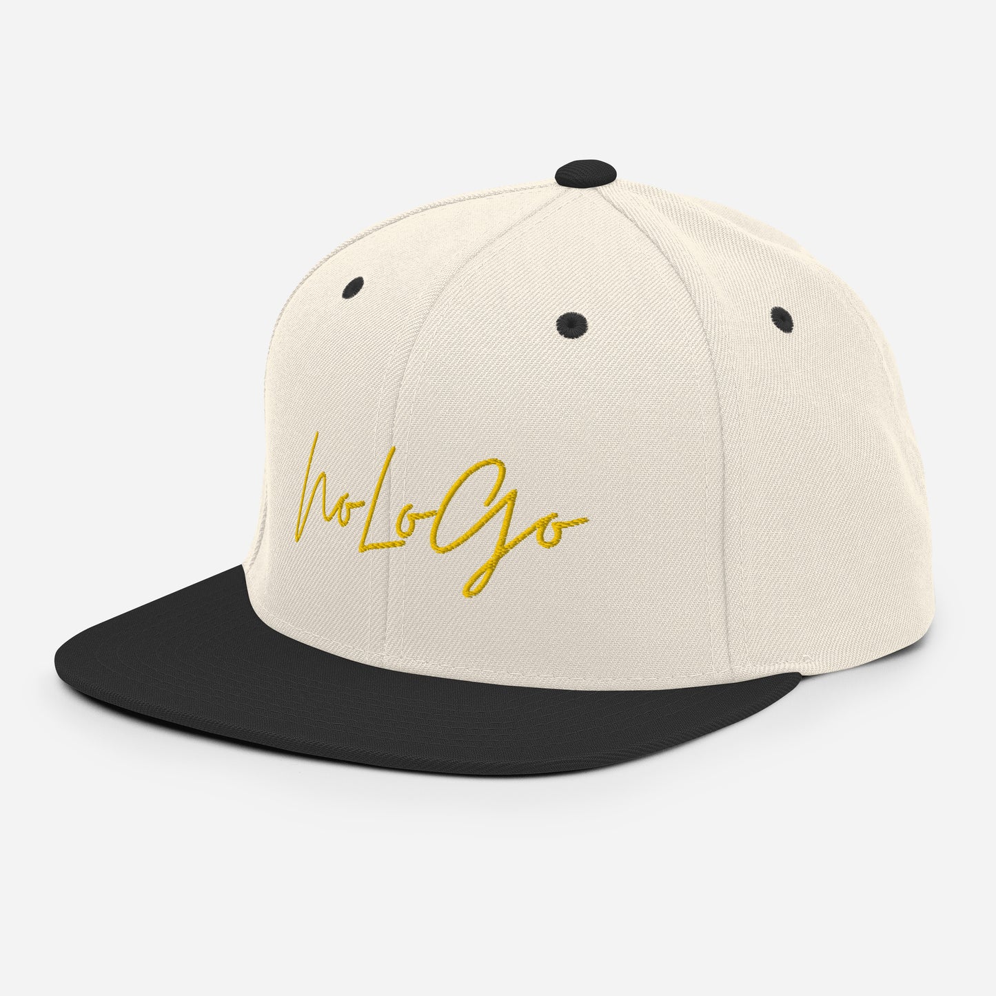 NoLoGo Signature Cream Snapback Hat