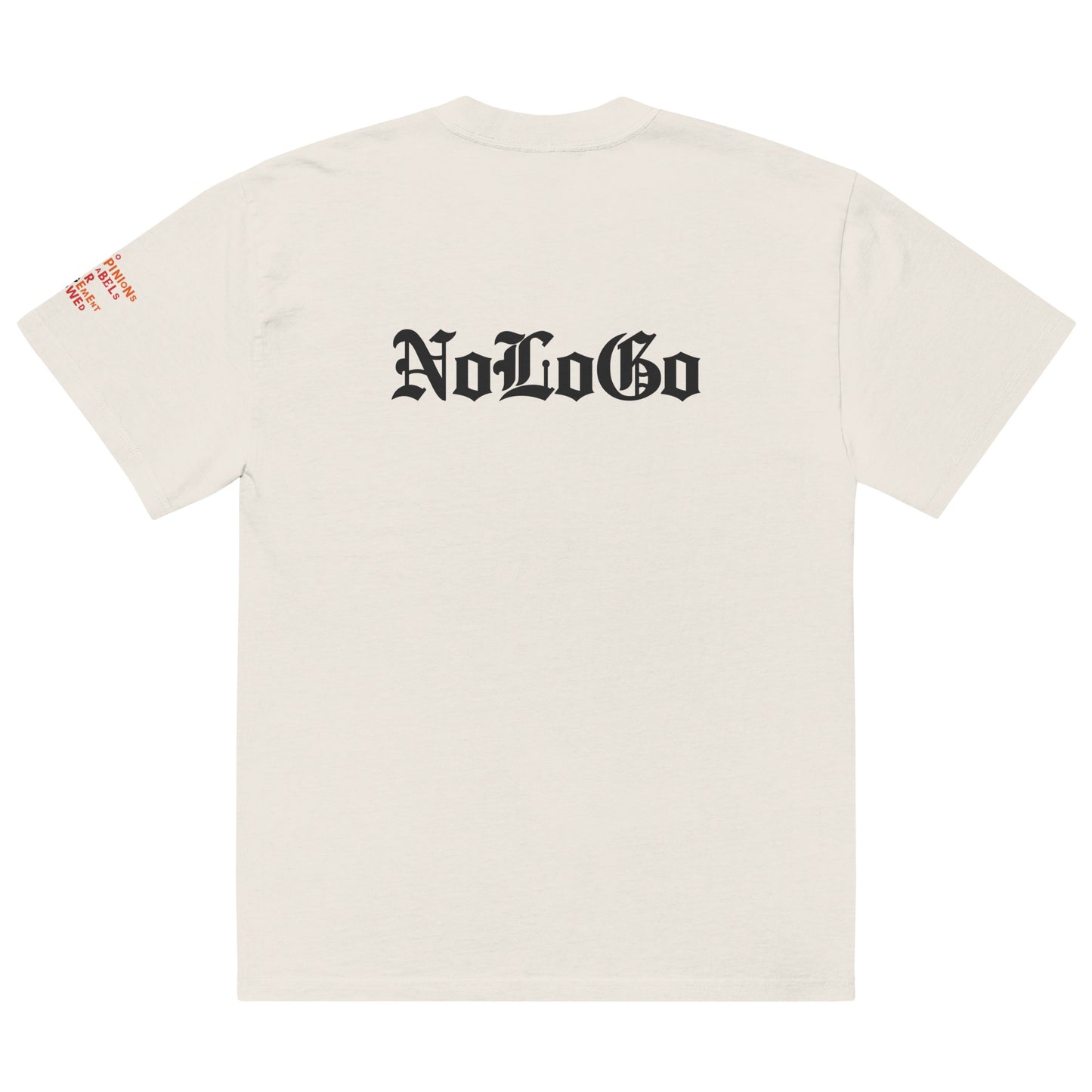 NoLoGo "Old English" oversized faded t-shirt