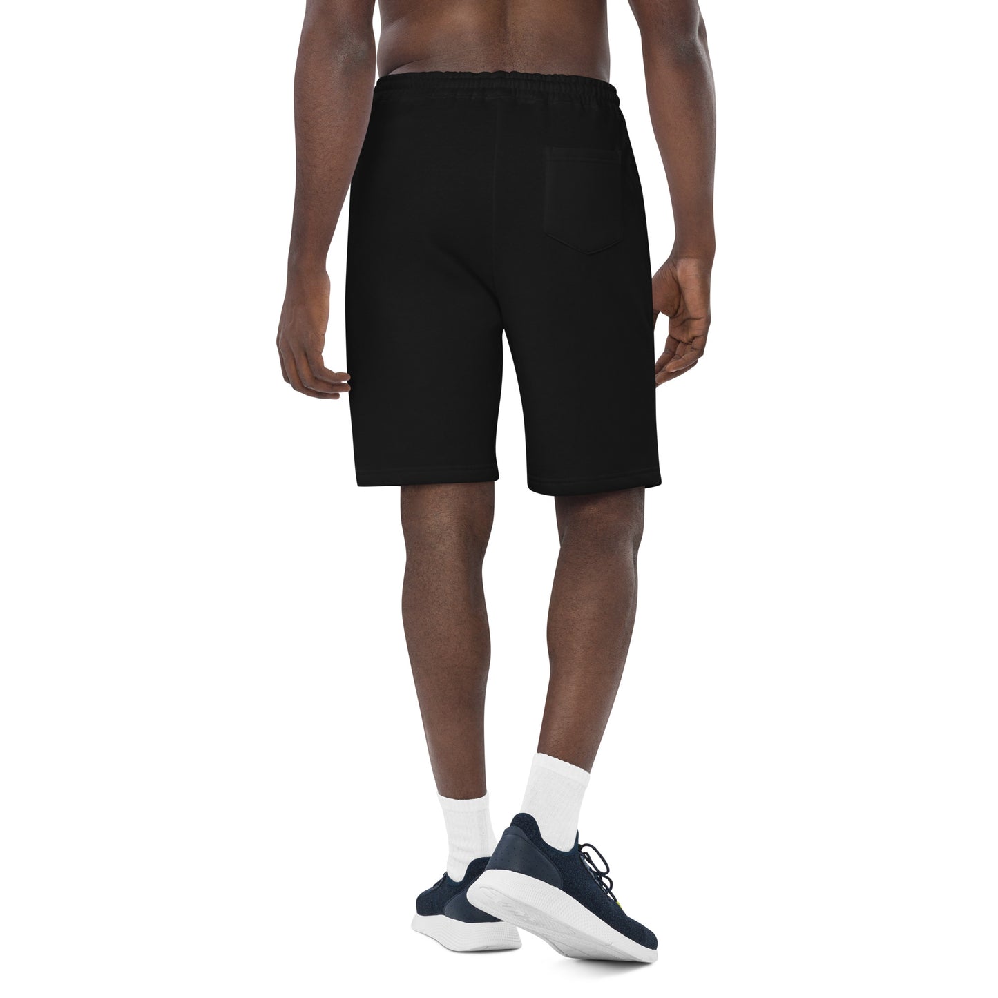 Black Privilege men's fleece shorts