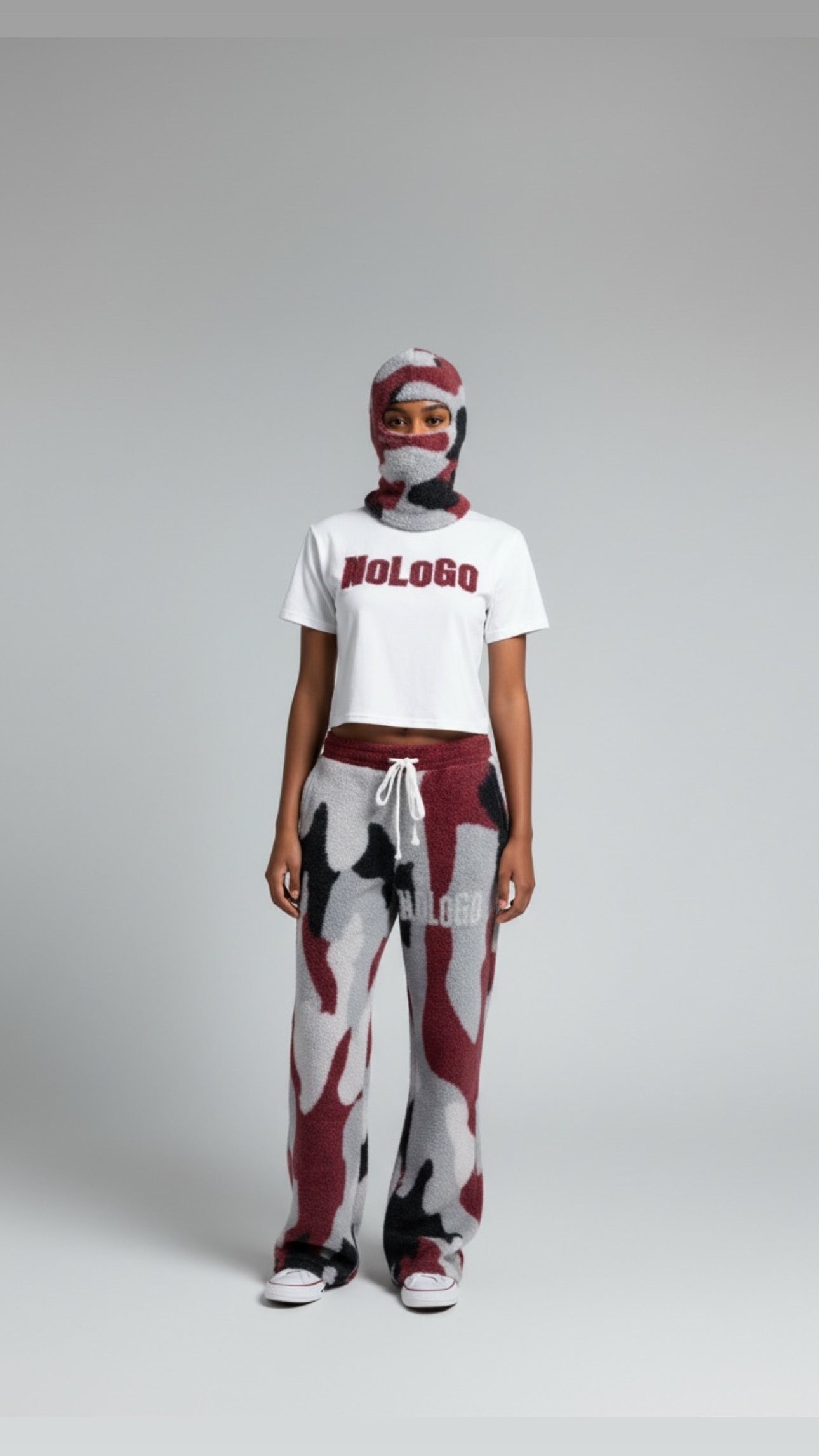 NoLoGo burgundy mohair pants