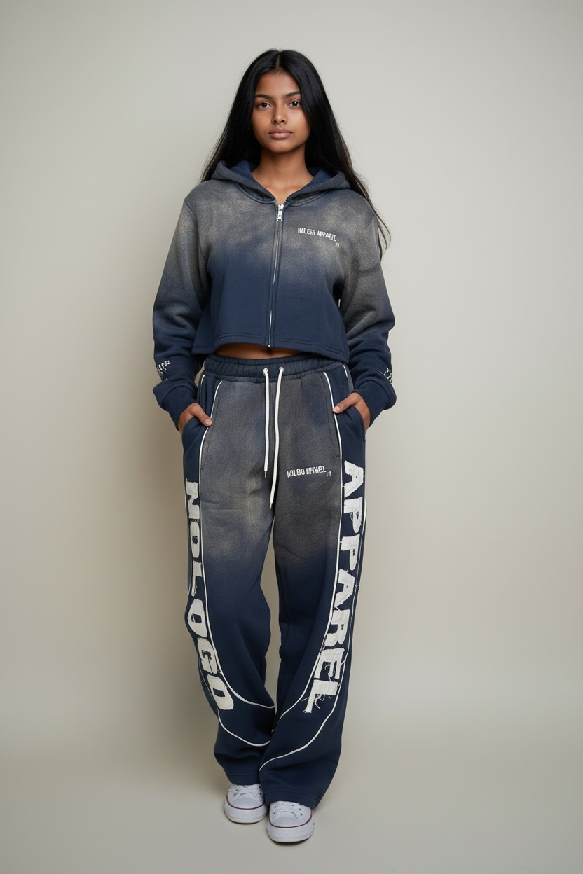 Ladies NoLoGo crop hoodie