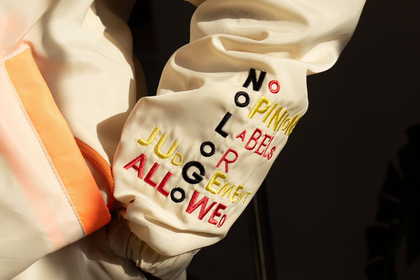 NoLoGo Tan & Orange windbreaker set