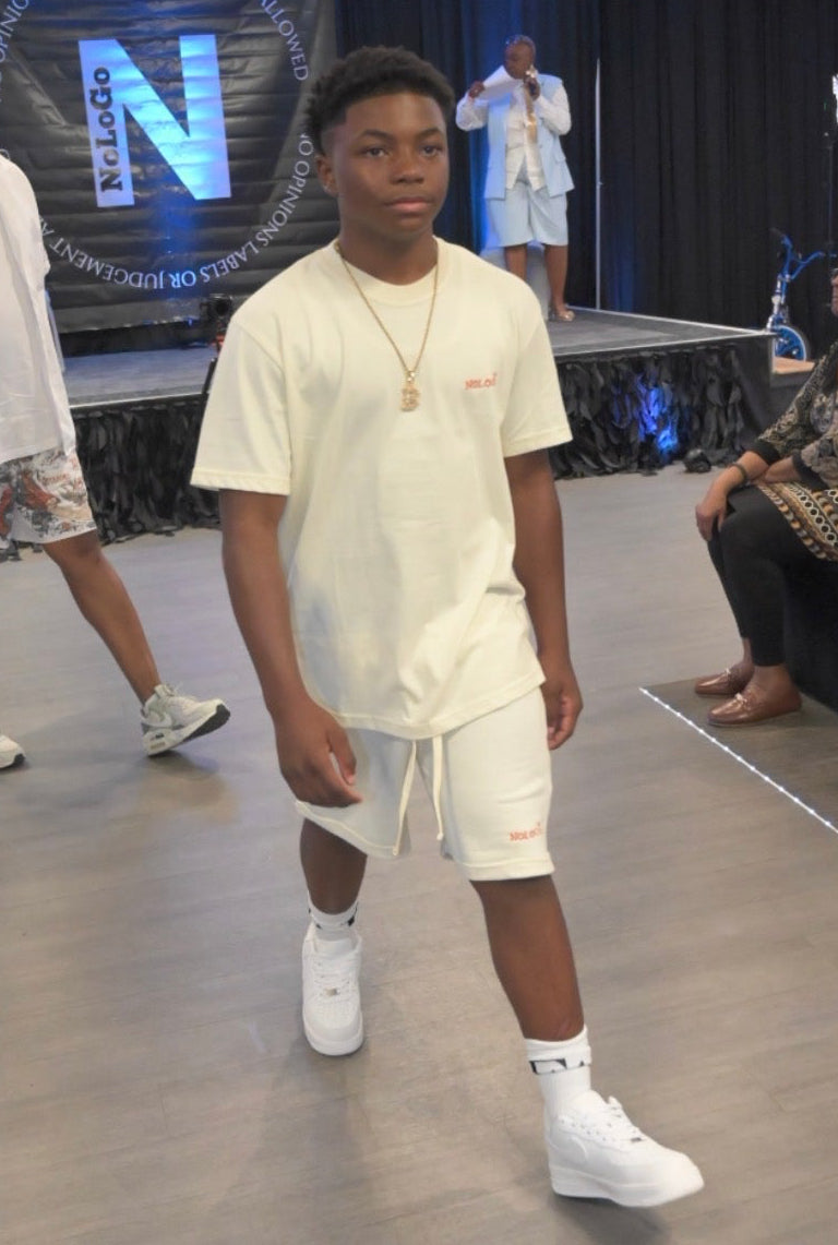 Creamsicle sweat shorts