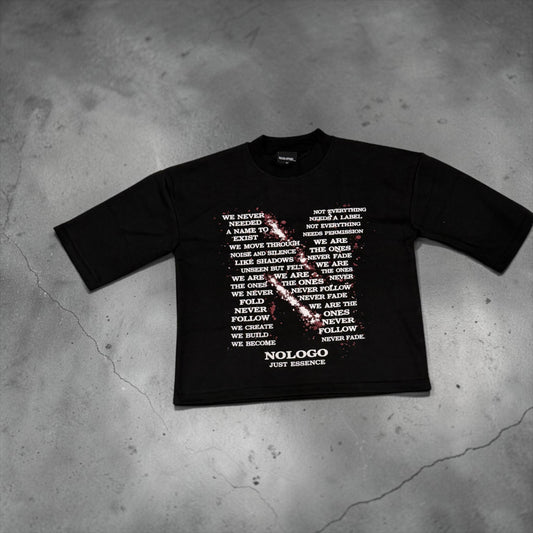NoLoGo message shirt
