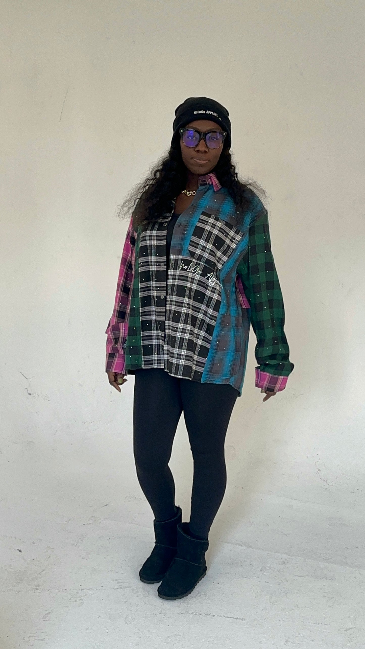 NoLoGo flannel shirt