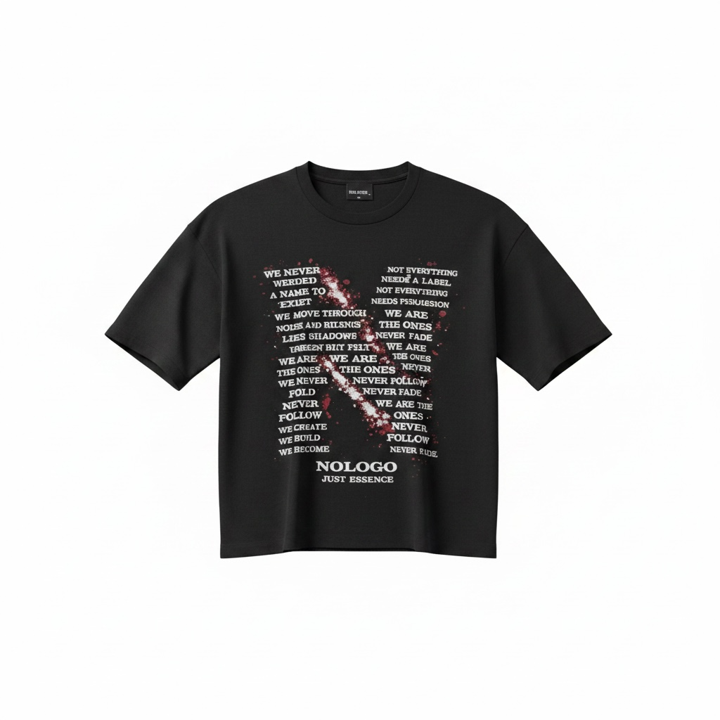 NoLoGo message shirt