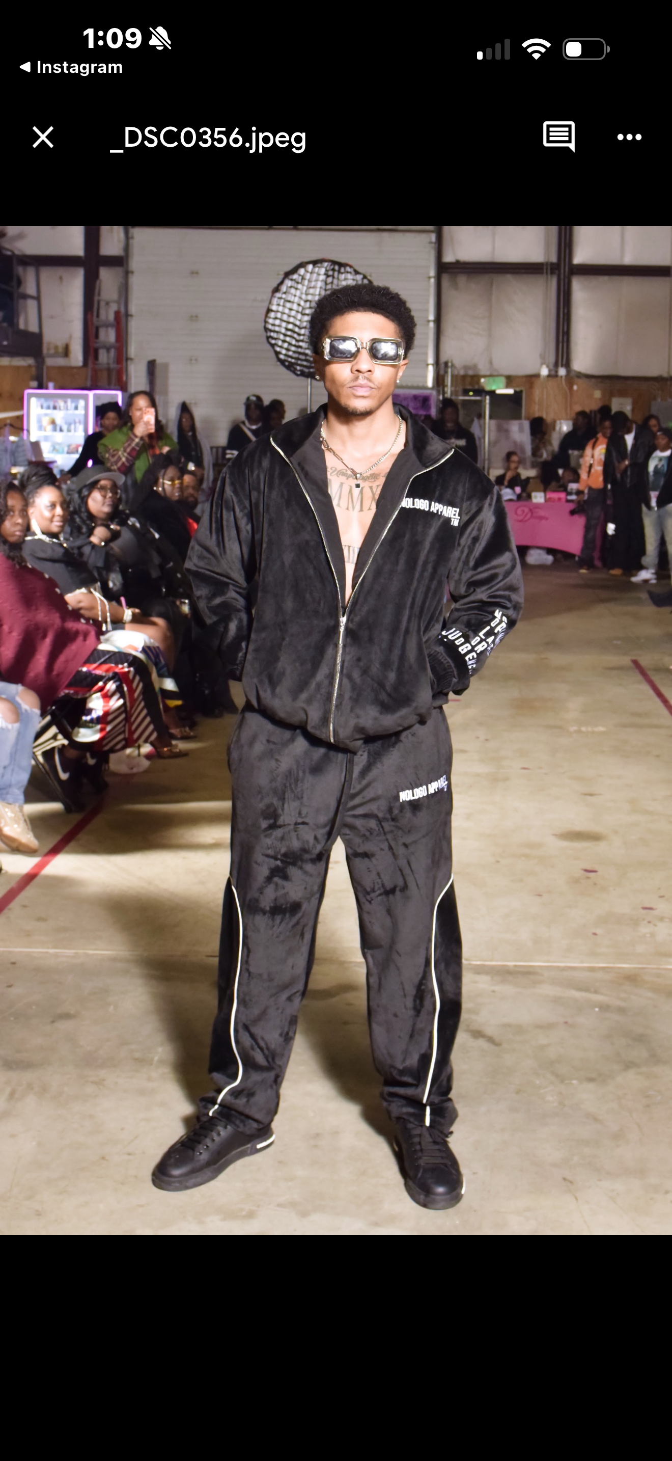 NoLoGo men’s velour pants