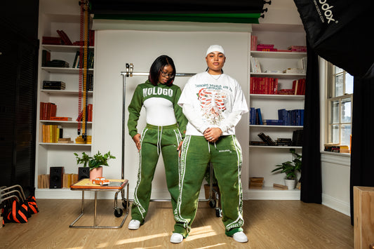 NoLoGo green acid wash sweat pants