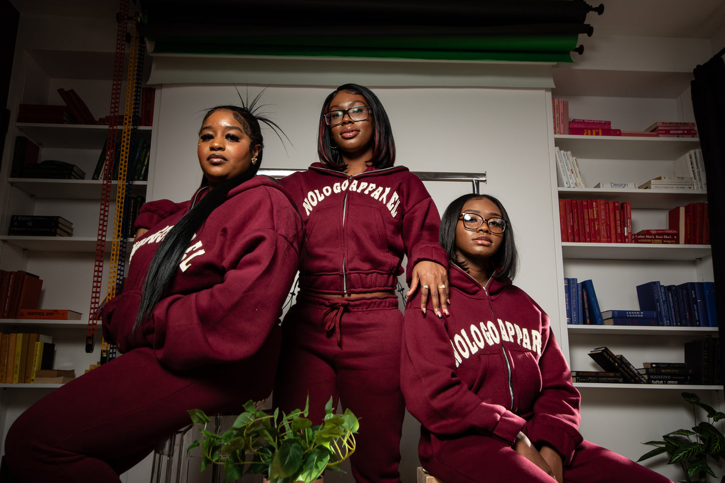 NoLoGo Cranberry Hoodie