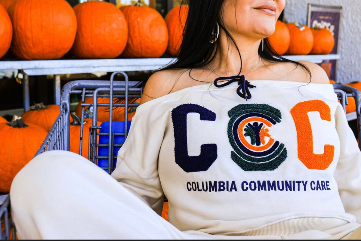 The CommUNITY Luxe | Women’s Off-Shoulder Sweatshirt