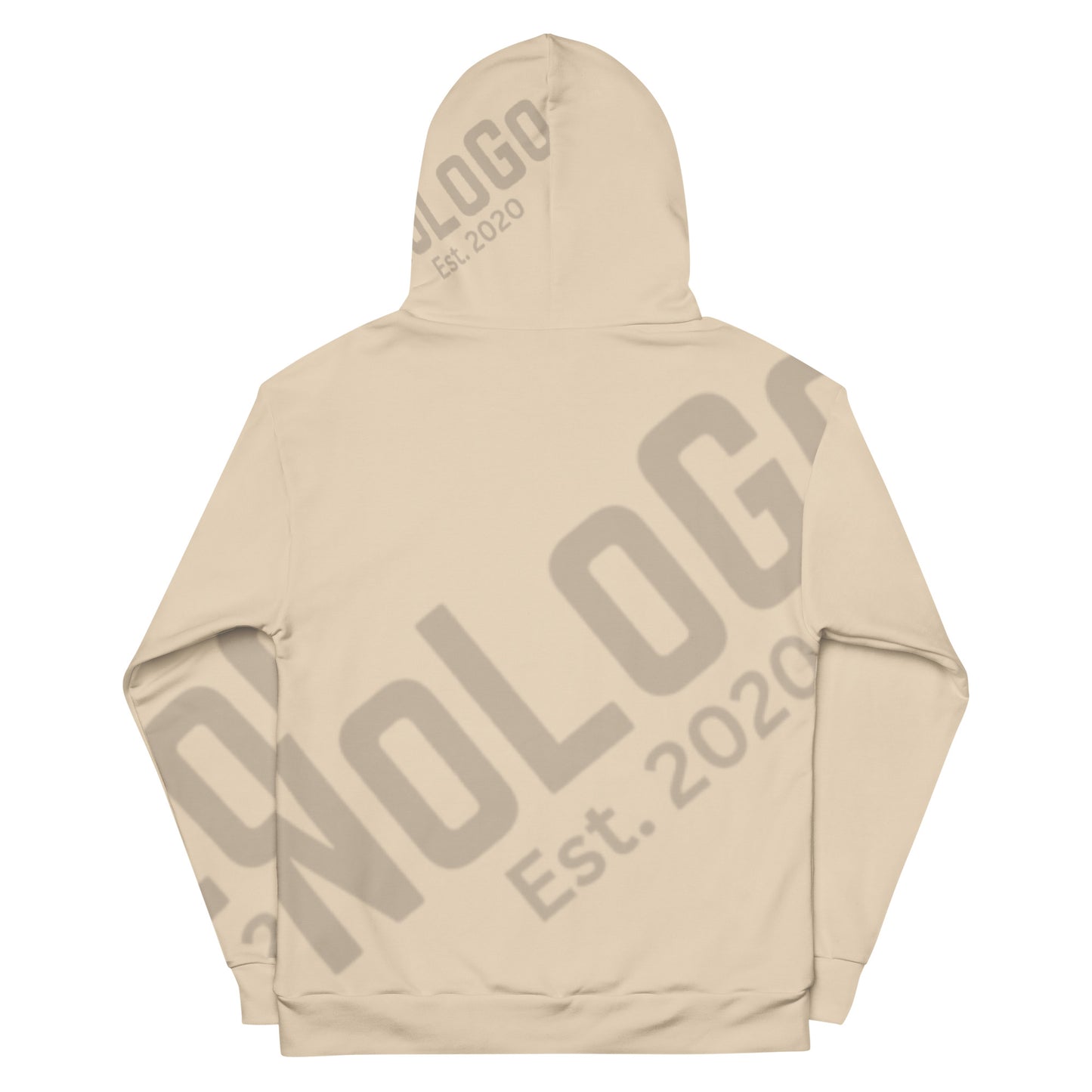 NoLoGo Est. 2020 all over print unisex hoodie