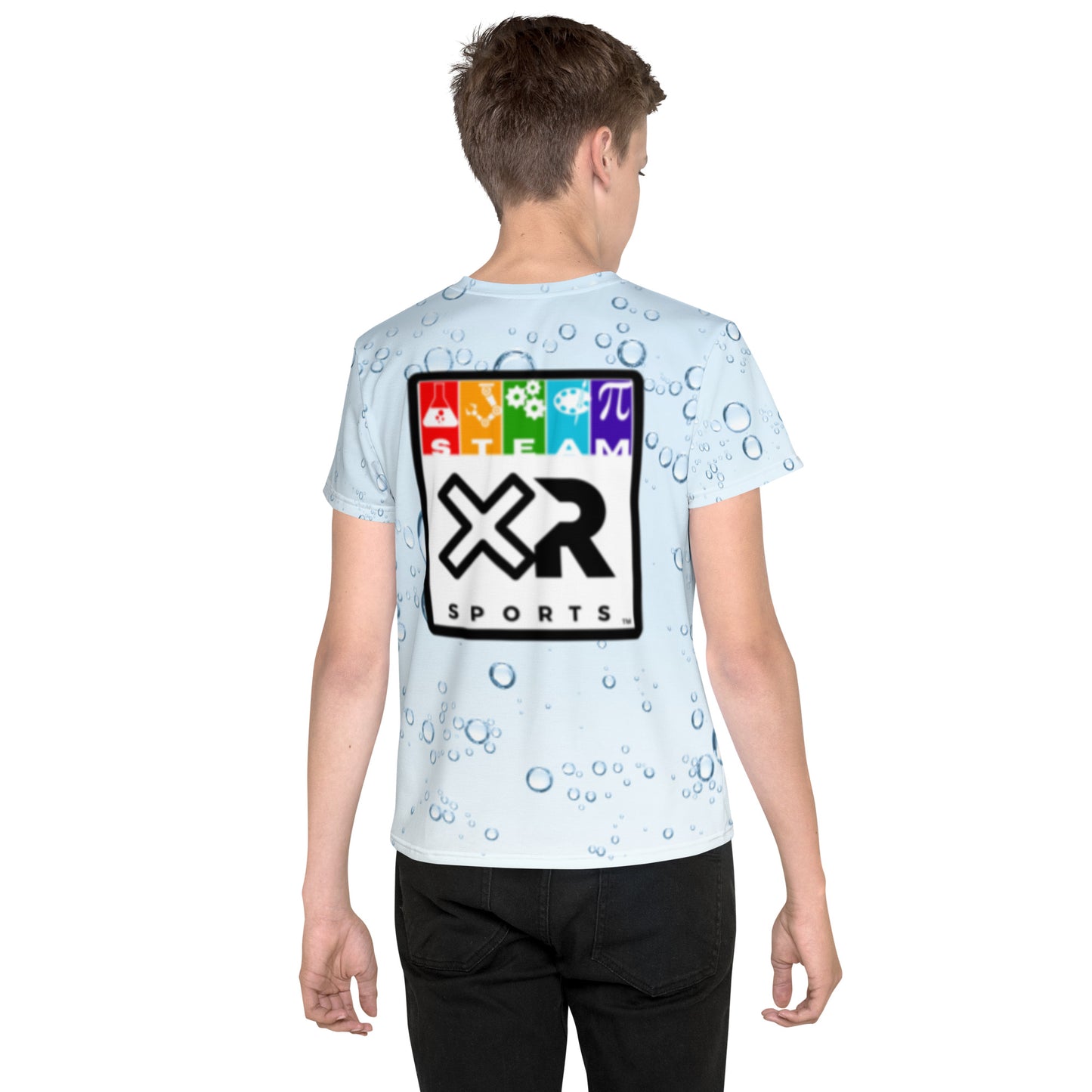 Steam sports youth crew neck t-shirt