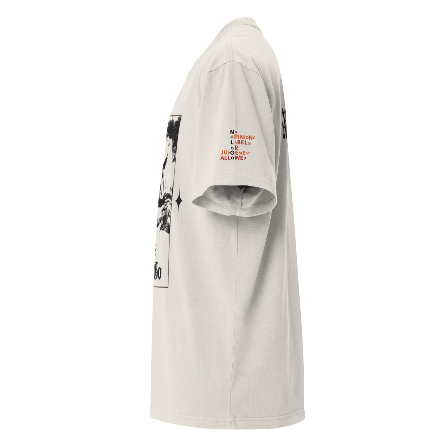 NoLoGo "Old English" oversized faded t-shirt