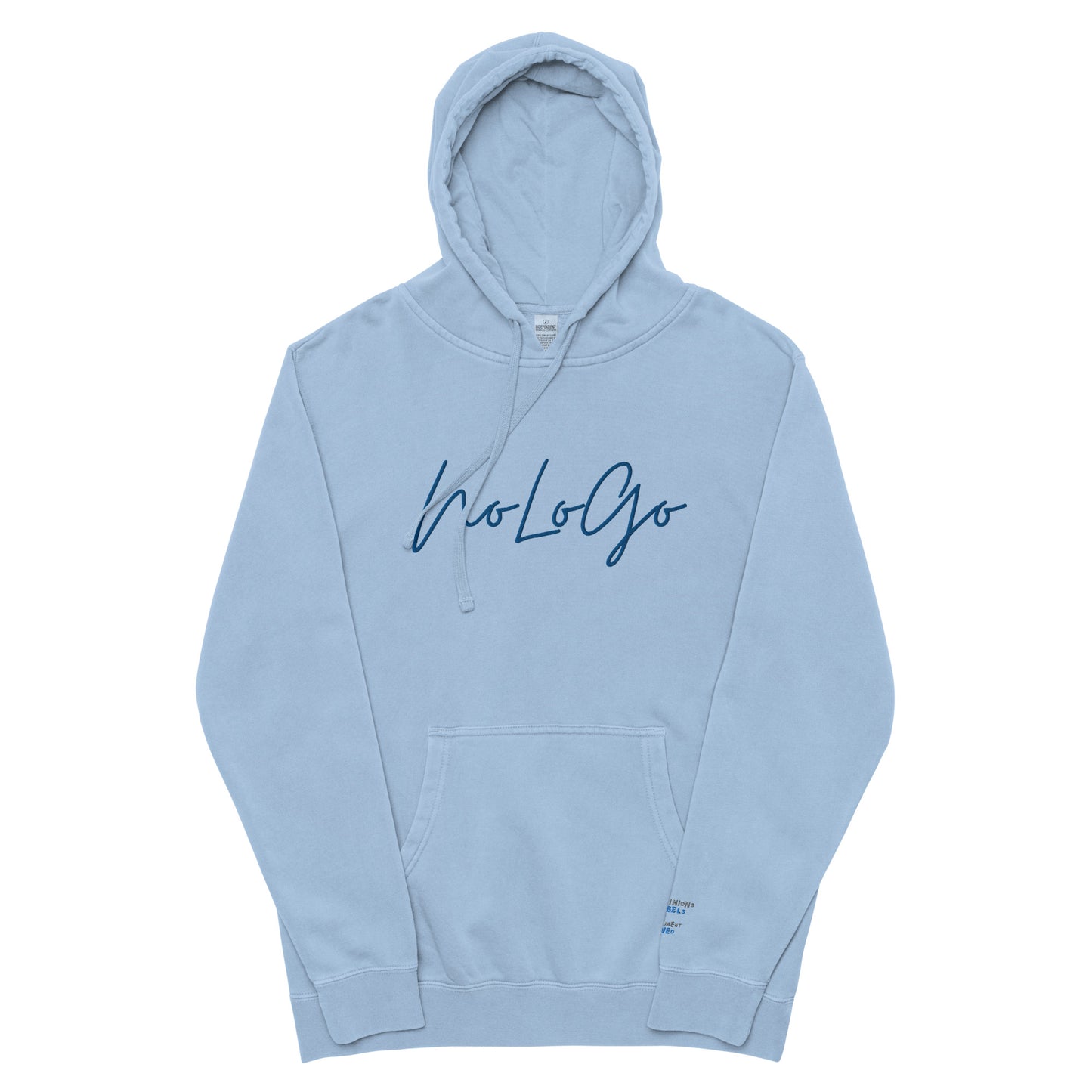 NoLoGo Signature unisex pigment-dyed hoodie